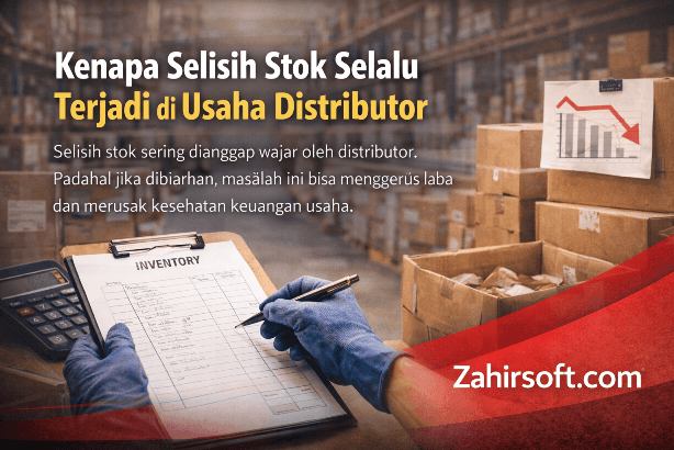Kenapa Selisih Stok Selalu Terjadi di Usaha Distributor