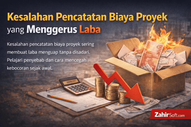 kesalahan pencatatan proyek