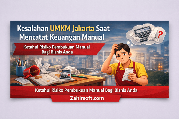 Kesalahan pelaku usaha Jakarta Saat Mencatat Keuangan Manual