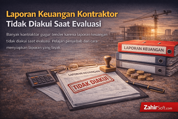 Laporan Keuangan Kontraktor yang Tidak Diakui Saat Evaluasi