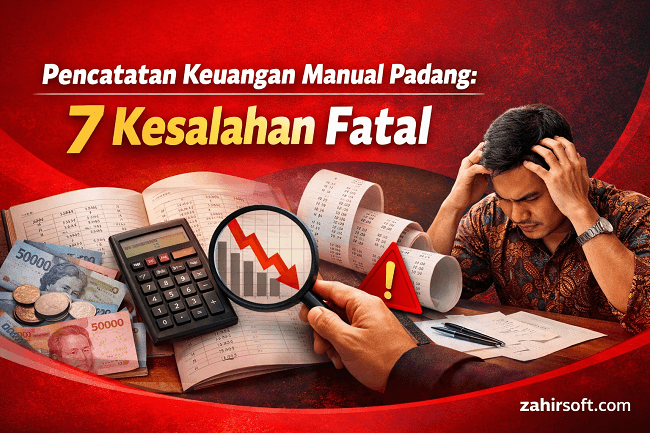 Kesalahan Umum Pelaku Usaha Padang Saat Mencatat Keuangan Secara Manual