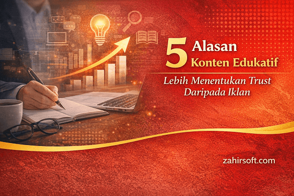 5 Alasan Konten Edukatif Lebih Menentukan Trust Daripada Iklan