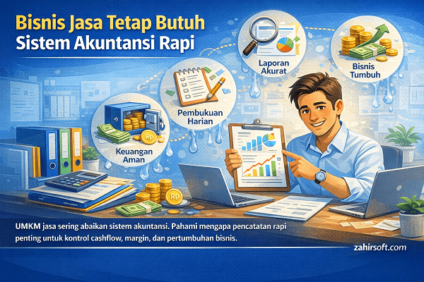 Mengapa Bisnis Jasa Tetap Butuh Sistem Akuntansi yang Rapi