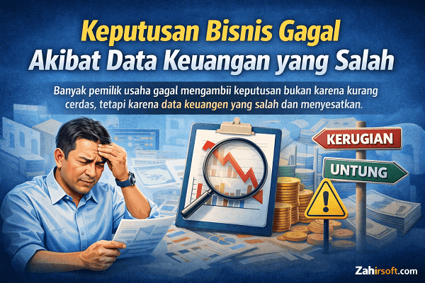 Mengapa Pemilik Usaha Gagal Ambil Keputusan Karena Data Keuangan yang Salah