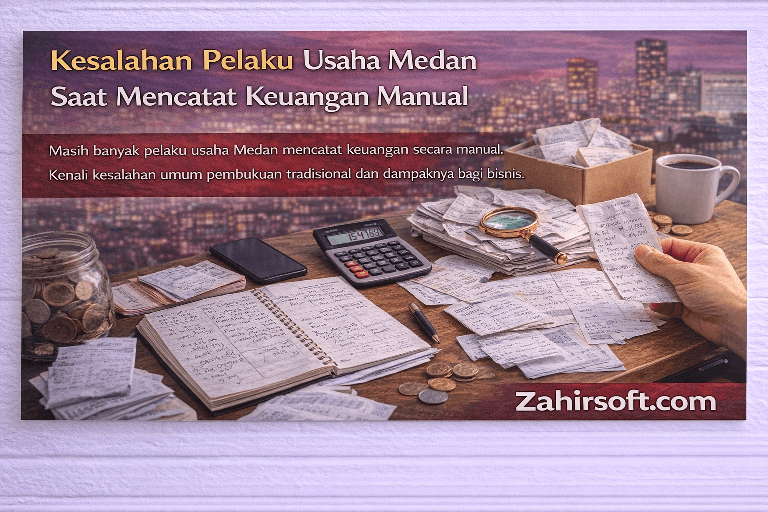 Kesalahan Pelaku Usaha Medan Saat Mencatat Keuangan Manual