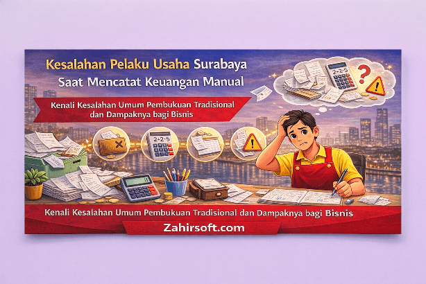 Kesalahan Pelaku Usaha Surabaya Saat Mencatat Keuangan Manual