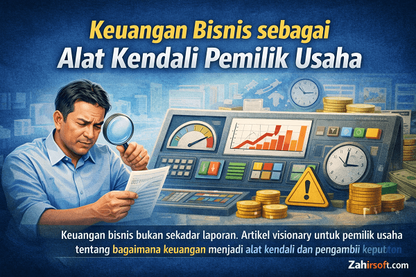 Keuangan Bisnis Bukan Sekadar Laporan, Tapi Alat Kendali Pemilik Usaha