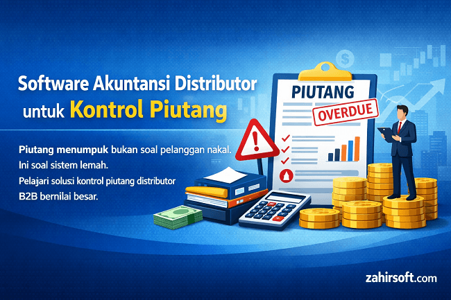 Kontrol Piutang dengan software
