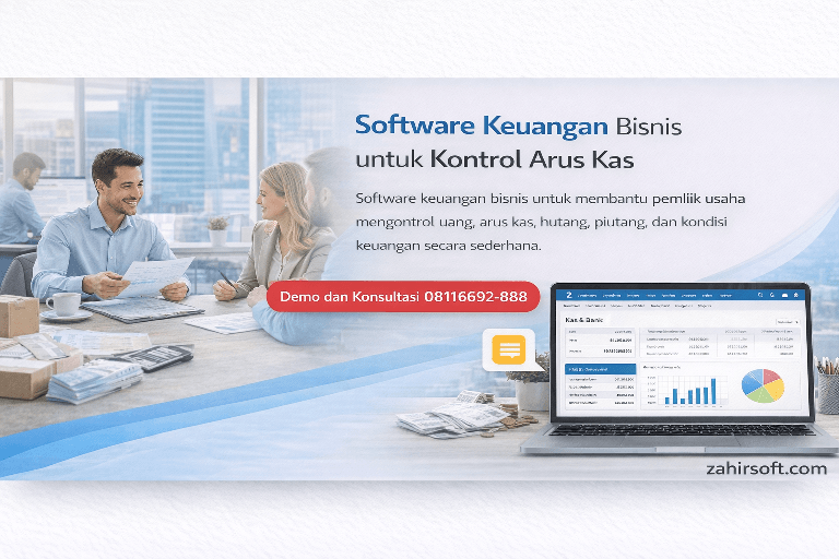 software keuangan bisnis untuk kontrol arus kas