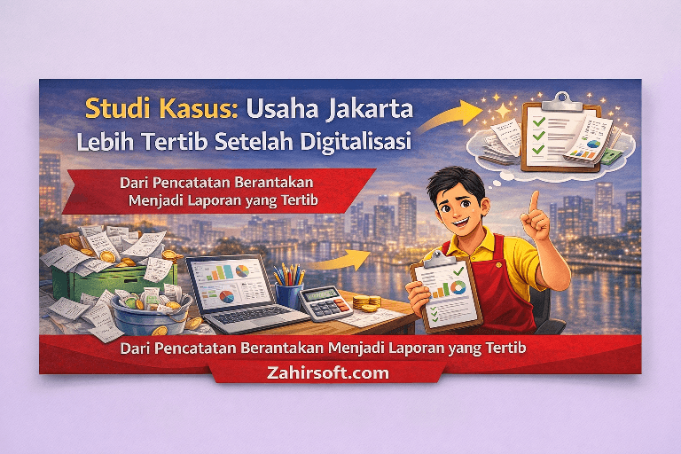 Studi Kasus: Usaha Jakarta Lebih Tertib Setelah Digitalisasi Keuangan