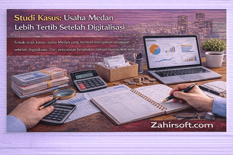 Studi Kasus: Usaha Medan Lebih Tertib Setelah Digitalisasi Keuangan
