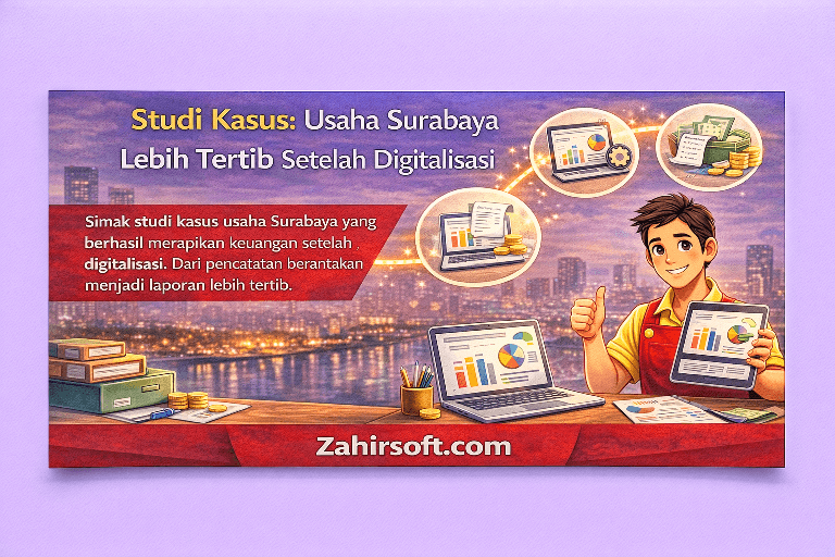 Studi Kasus: Usaha Surabaya Lebih Tertib Setelah Digitalisasi Keuangan