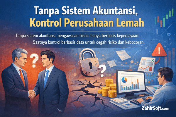 Tanpa Sistem Akuntansi, Pengawasan Perusahaan Hanya Berdasarkan Kepercayaan