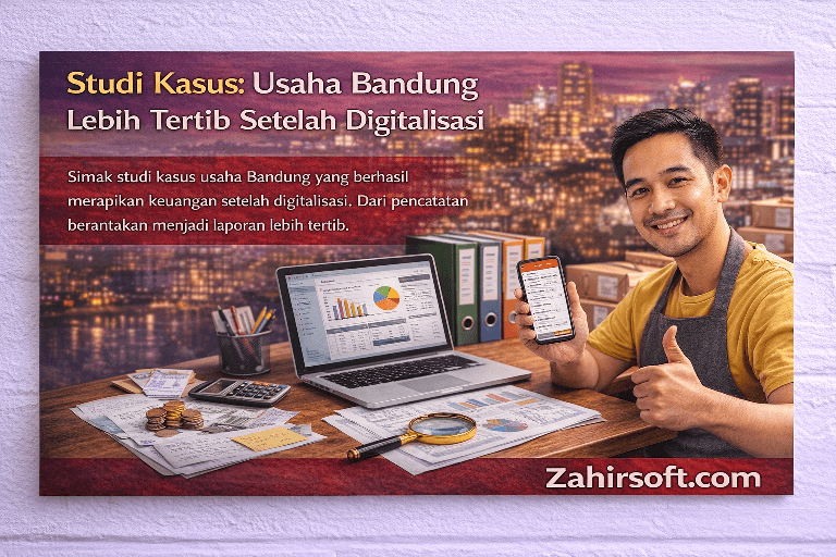 Studi Kasus: Usaha Bandung Lebih Tertib Setelah Digitalisasi Keuangan