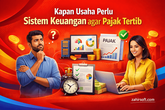 Kapan Usaha Perlu Menggunakan Sistem Keuangan Agar Pajak Lebih Tertib