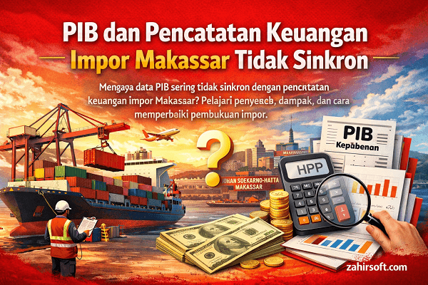 Kenapa Data PIB dan Catatan Keuangan Importir Makassar Sering Tidak Sinkron