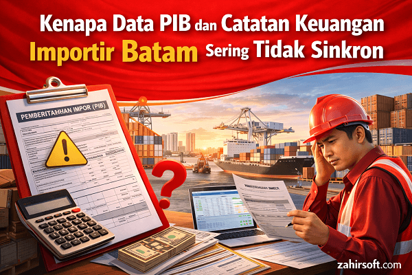 Kenapa Data PIB dan Catatan Keuangan Importir Batam Sering Tidak Sinkron