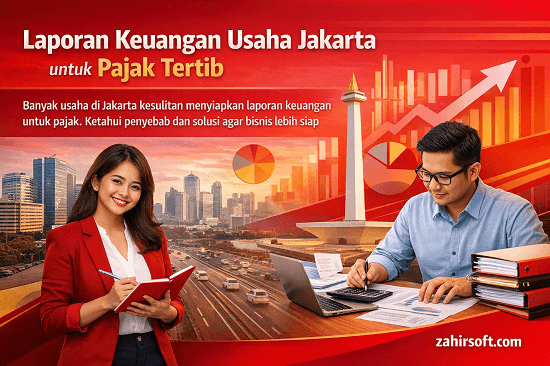 Banyak Usaha di Jakarta Kesulitan Menyiapkan Laporan Keuangan untuk Pajak