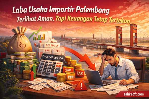 Laba Terlihat Aman, Tapi Keuangan Importir Palembang Tetap Tertekan