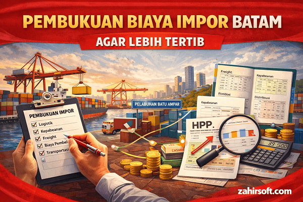 pembukuan biaya impor batam