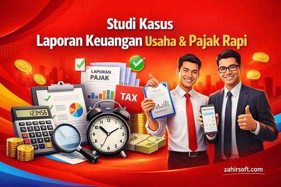 Studi Kasus: Pajak Usaha Lebih Tertib Setelah Memiliki Laporan Keuangan
