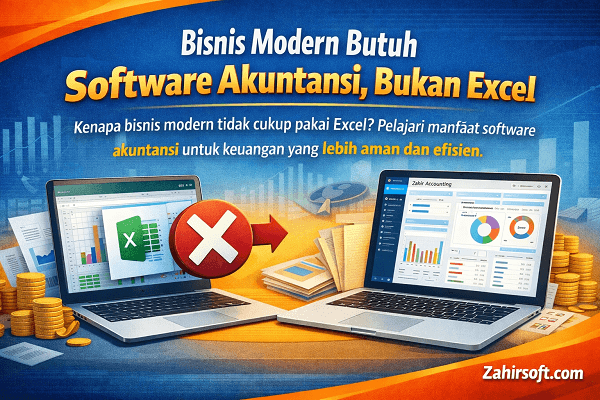 Mengapa Bisnis Modern Butuh Software Akuntansi, Bukan Sekadar Excel