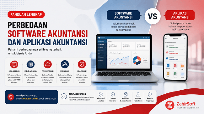 Perbedaan Software Akuntansi dan Aplikasi Akuntansi