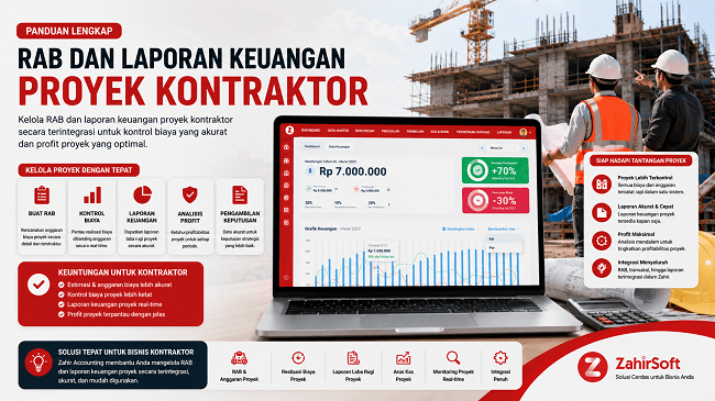 RAB dan Laporan Keuangan Proyek untuk Kontraktor