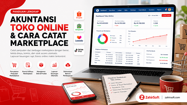 Akuntansi Toko Online: Cara Catat Penjualan Marketplace dengan Benar