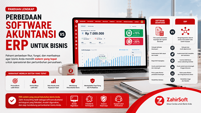 Perbedaan Software Akuntansi vs Software ERP
