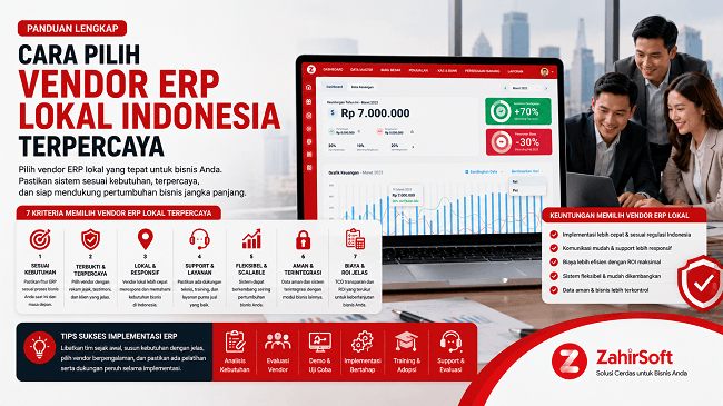 Cara Pilih Vendor ERP Lokal yang Aman dan Terpercaya