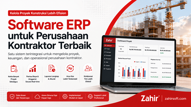 Software ERP untuk Perusahaan Kontraktor Terbaik