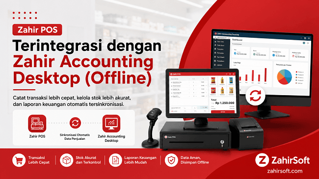 Zahir POS Terintegrasi dengan Zahir Accounting Desktop