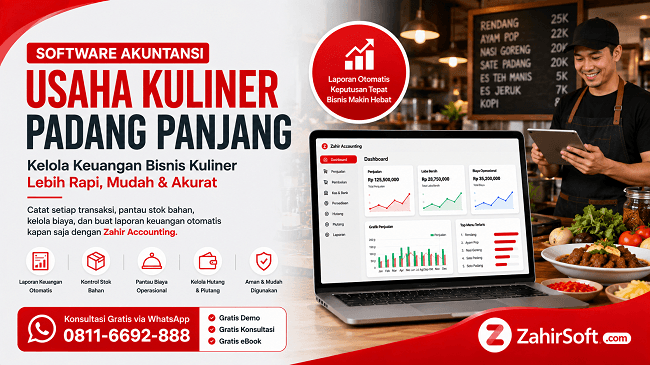 Software Akuntansi Usaha Kuliner Padang Panjang Bisnis Lebih Rapi