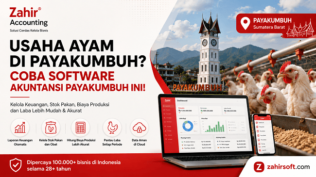 Usaha Ayam di Payakumbuh Makin Untung dengan Software Akuntansi yang Tepat