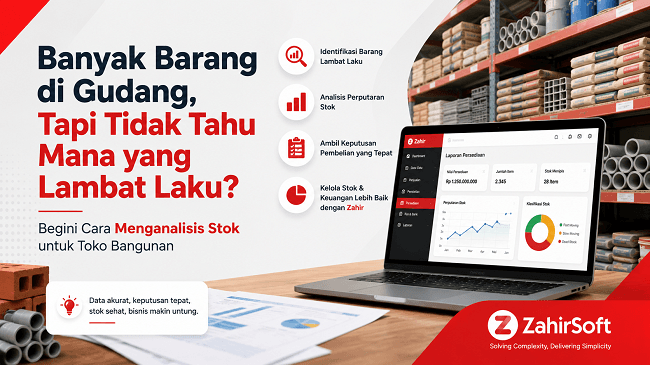 Stok Toko Bangunan Lambat Laku? Ini Solusinya