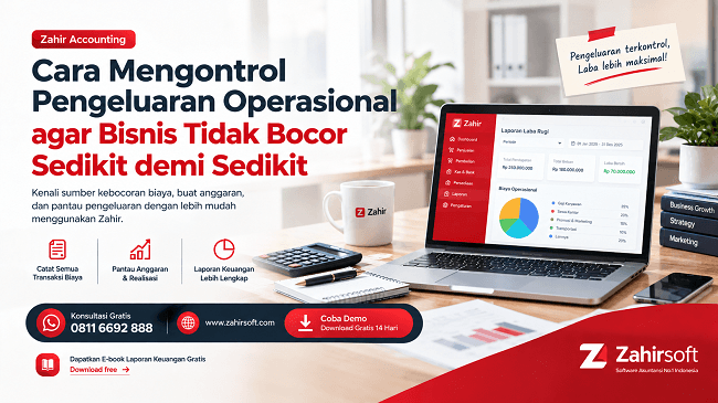 mengontrol pengeluaran bisnis dengan zahir