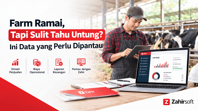 pantau keuntungan usaha farm dengan zahir