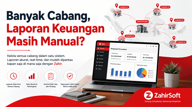 Bisnis Banyak Cabang Namun Laporan Keuangan Masih Manual?