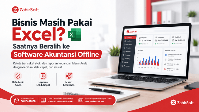 Software Akuntansi Offline: Atasi Masalah Excel di Bisnis