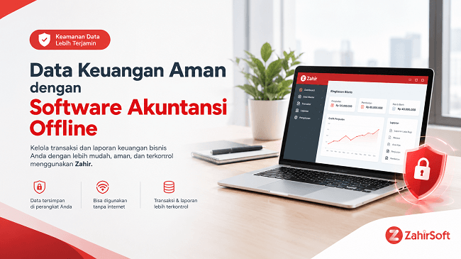 keamanan data keuangan dengan zahir offline